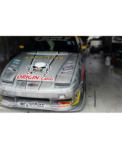 AILES AVANT +55MM EN FIBRE DE VERRE NISSAN 200SX S13 - ORIGIN LABO