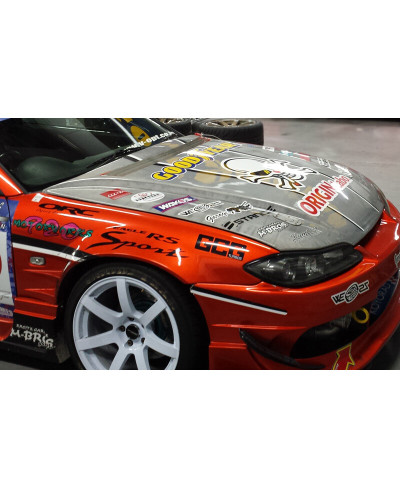 AILES AVANT +55MM EN FIBRE DE VERRE NISSAN SILVIA S15 - ORIGIN LABO 