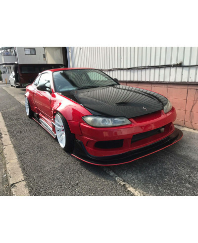 AILES AVANT +75MM EN FIBRE DE VERRE NISSAN SILVIA S15 - ORIGIN LABO 
