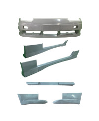 KIT CARROSSERIE TYPE X EN FIBRE DE VERRE NISSAN 200SX S13 (KOUKI) - ORIGIN LABO 