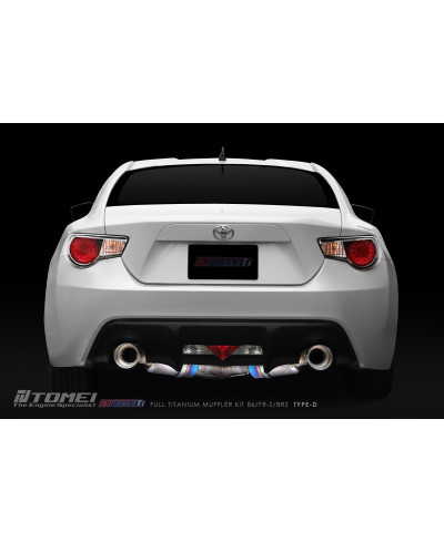 KIT COMPLET SILENCIEUX TITANE EXPREM TI TYPE D TOYOTA 86/ SUBARU BRZ/ SCION FRS - TOMEI 