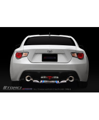 KIT COMPLET SILENCIEUX TITANE EXPREM TI TYPE D TOYOTA 86/ SUBARU BRZ/ SCION FRS - TOMEI 