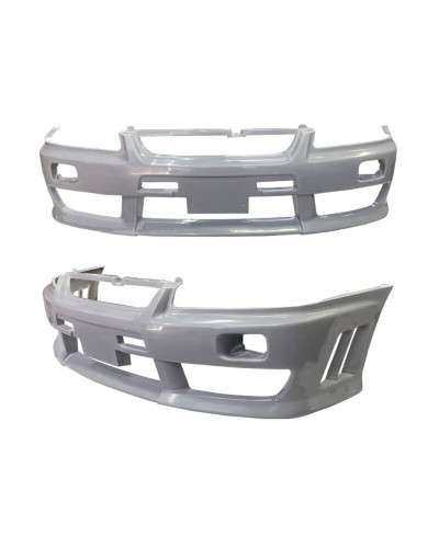 KIT CARROSSERIE "STYLE GT-R" EN FIBRE DE VERRE NISSAN SKYLINE R34 - ORIGIN LABO 