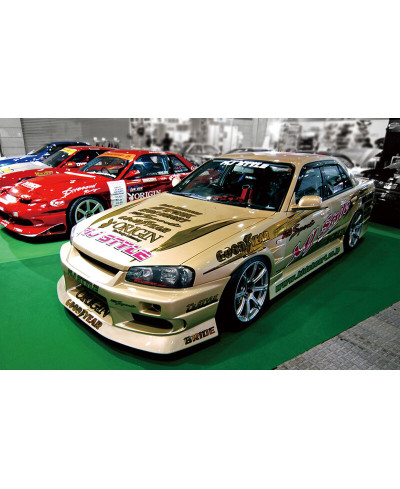 KIT CARROSSERIE STREAM EN FIBRE DE VERRE NISSAN SKYLINE R34 - ORIGIN LABO 