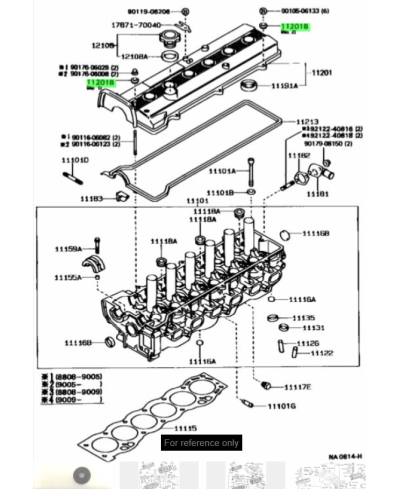 RONDELLE COUVRE CULASSE TOYOTA