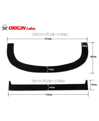 KIT CARROSSERIE RACING LINE EN FIBRE DE VERRE NISSAN 200SX S14A - ORIGIN LABO 