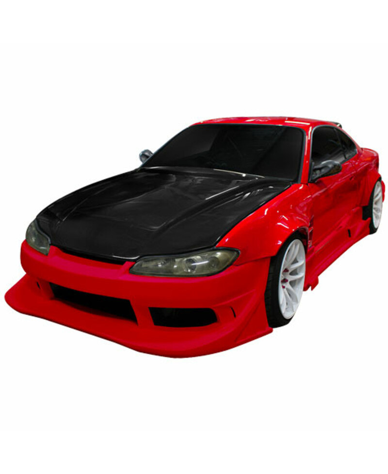 KIT CARROSSERIE ATTACK LINE EN FIBRE DE VERRE NISSAN S15 - ORIGIN LABO 