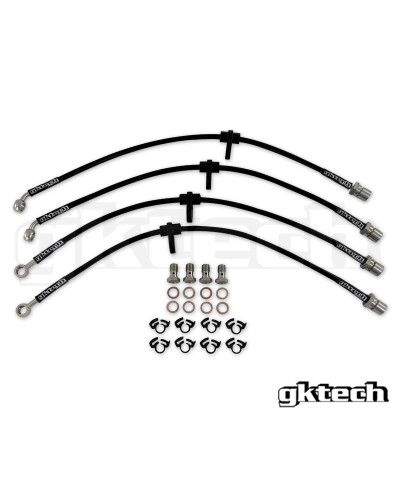 DURITES FLEXIBLES DE FREIN TRESSÉES TOYOTA 86/ SUBARU BRZ - GKTECH 
