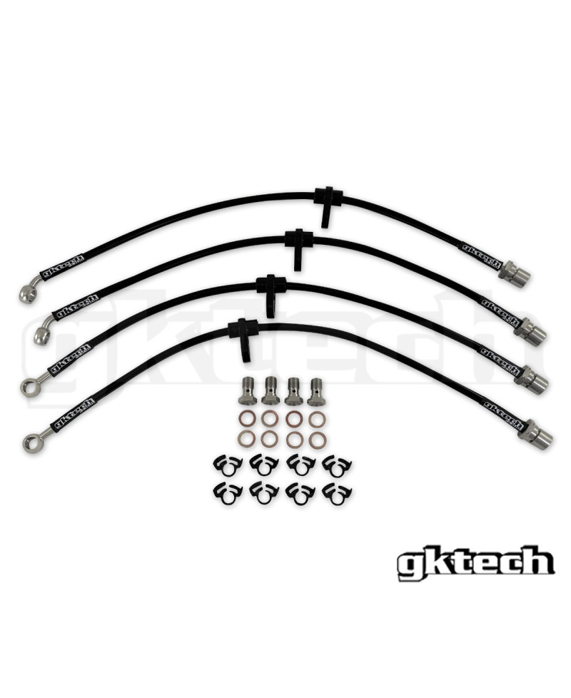 DURITES FLEXIBLES DE FREIN TRESSÉES TOYOTA 86/ SUBARU BRZ - GKTECH 