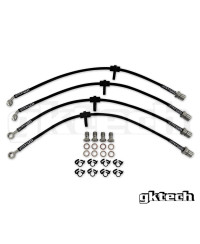 DURITES FLEXIBLES DE FREIN TRESSÉES TOYOTA 86/ SUBARU BRZ - GKTECH 