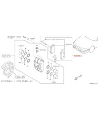 KIT FIXATION ETRIERS AVANT BREMBO GTR NISSAN 