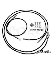 DURITES FLEXIBLES DE FREINS TRESSEES DOUBLE ETRIER TOYOTA 86/ SUBARU BRZ - GKTECH