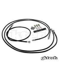 DURITES FLEXIBLES DE FREINS TRESSEES DOUBLE ETRIER TOYOTA 86/ SUBARU BRZ - GKTECH