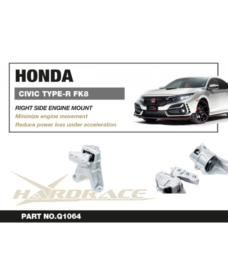 SUPPORT MOTEUR COTE DROIT HONDA CIVIC - HARDRACE 
