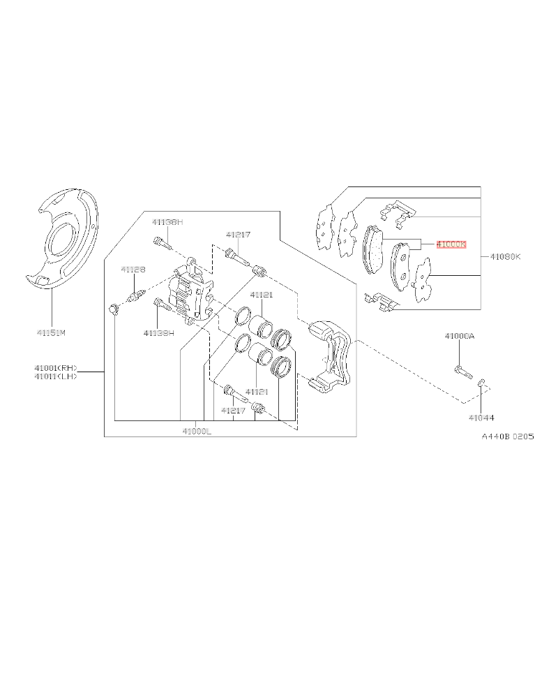 SET PLAQUETTES AVANT R34 NISSAN