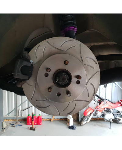 KIT DISQUES DE FREIN ARRIERE ROTOR 300MM NISSAN S13/S14/S15 - GKTECH 