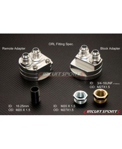 KIT RELOCALISATION FILTRE A HUILE SR20DET - CIRCUIT SPORT