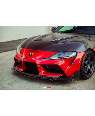 SPOILER AVANT FIBRE DE CARBONE STYLE MB TOYOTA GR SUPRA 2020-2023 - SEIBON