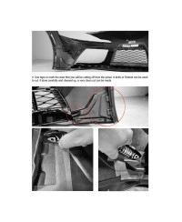 SPOILER AVANT FIBRE DE CARBONE STYLE MB TOYOTA GR SUPRA 2020-2023 - SEIBON