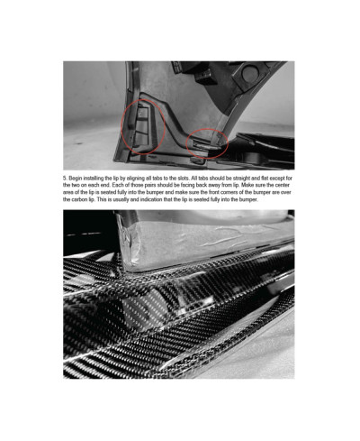 SPOILER AVANT FIBRE DE CARBONE STYLE MB TOYOTA GR SUPRA 2020-2023 - SEIBON