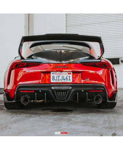SPOILER ARRIERE CARBONE TD-STYLE TOYOTA GR SUPRA 2020-2023 - SEIBON 