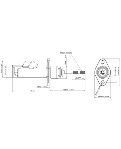 MAITRE CYLINDRE 5/8 NISSAN TOYOTA SUBARU - GKTECH 