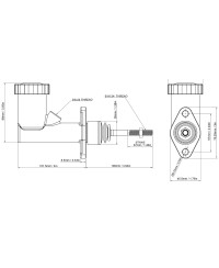 MAITRE CYLINDRE FREIN 3/4" NISSAN TOYOTA SUBARU - GKTECH 
