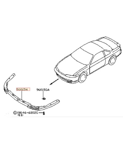 SPOILER AVANT S14A NISSAN