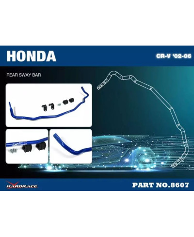 BARRE STABILISATRICE ARRIERE 22MM HONDA CR-V - HARDRACE 