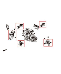 SUPPORT MOTEUR RENFORCE HONDA CIVIC TYPE R FD2 2006 - HARDRACE 