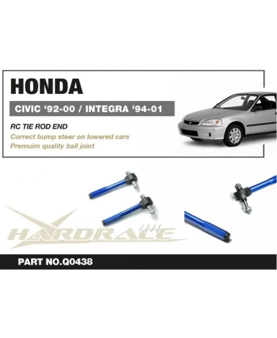 ROTULES DE DIRECTION HONDA CIVIC 92-00 / INTEGRA 94-01 - HARDRACE 