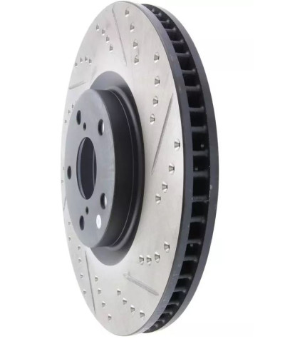 SET DISQUES AVANT 323X30 PERCÉS ET RAINURÉS TOYOTA SUPRA 93-98 - STOPTECH 