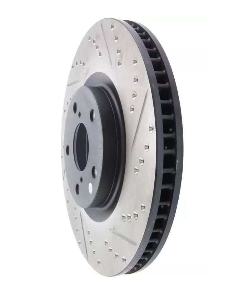 SET DISQUES AVANT 323X30 PERCÉS ET RAINURÉS TOYOTA SUPRA 93-98 - STOPTECH 