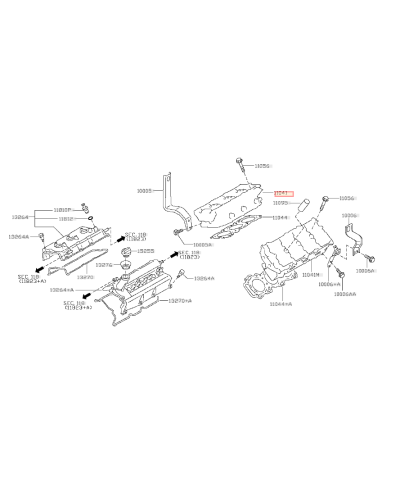 CULASSE GAUCHE VQ35 NISSAN