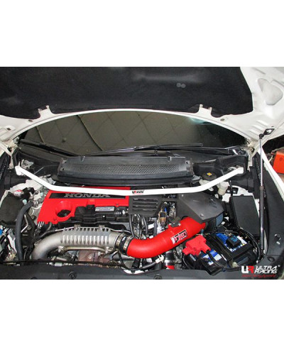 BARRE ANTI RAPPROCHEMENT AVANT 2 POINTS HONDA CIVIC TYPE R FK2 15-17 - ULTRA RACING 