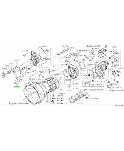 SOUFFLET FOURCHETTE EMBRAYAGE350Z NISSAN