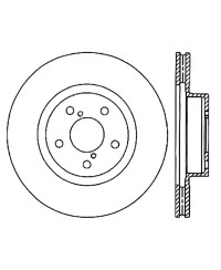 SET DISQUES AVANT 293.5X24 VENTILÉS ET PERCÉS TOYOTA GT86/SUBARU BRZ/ 