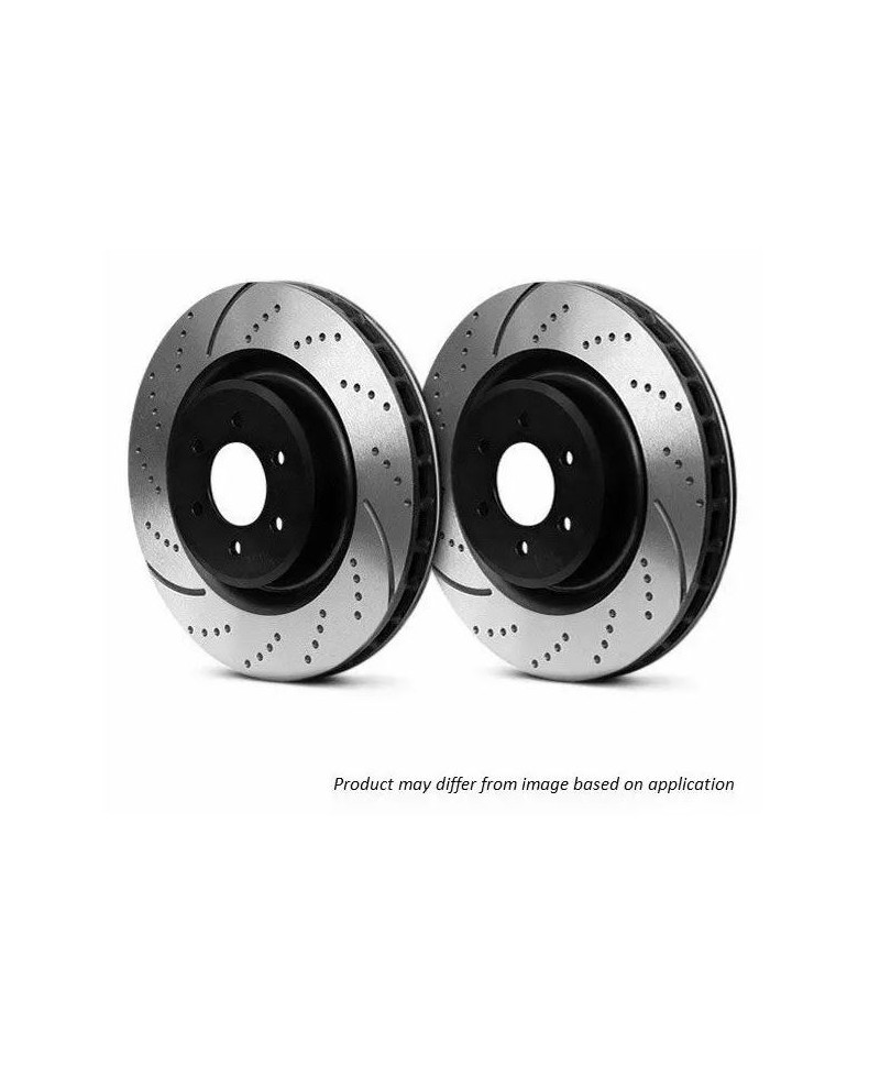 SET DISQUES ARRIERE GD SPORT 290X18 PERCÉS ET RAINURÉS SUBARU BRZ/ TOYOTA GT86 - GD1939