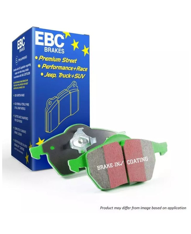 SET PLAQUETTES AVANT GREENSTUFF 2000 SUBARU BRZ/ TOYOTA GT86 - EBC BRAKES