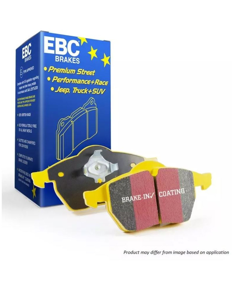 SET PLAQUETTES ARRIERE YELLOWSTUFF SUBARU BRZ/TOYOTA GT86 - EBC BRAKES