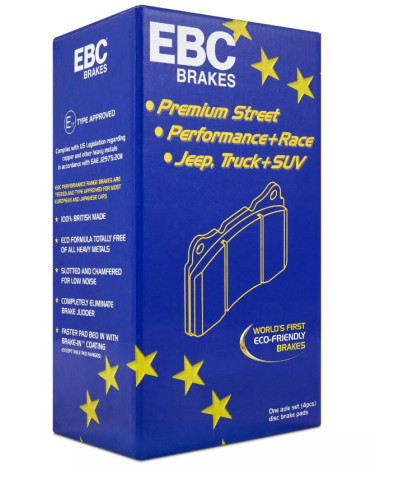 SET PLAQUETTES AVANT YELLOWSTUFF SUBARU BRZ/ TOYOTA GT86 - EBC BRAKES