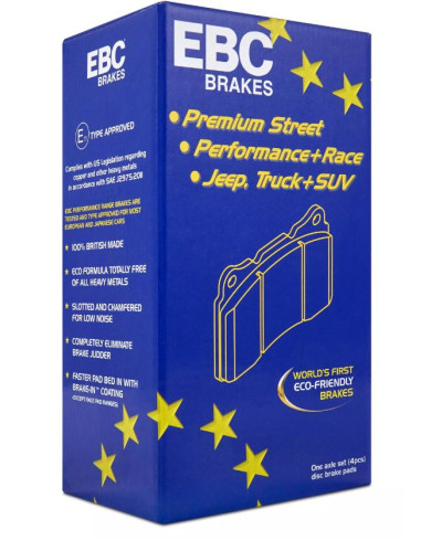 SET PLAQUETTES ARRIERE ORANGESTUFF SUBARU BRZ/ TOYOTA GT86 - EBC BRAKES 