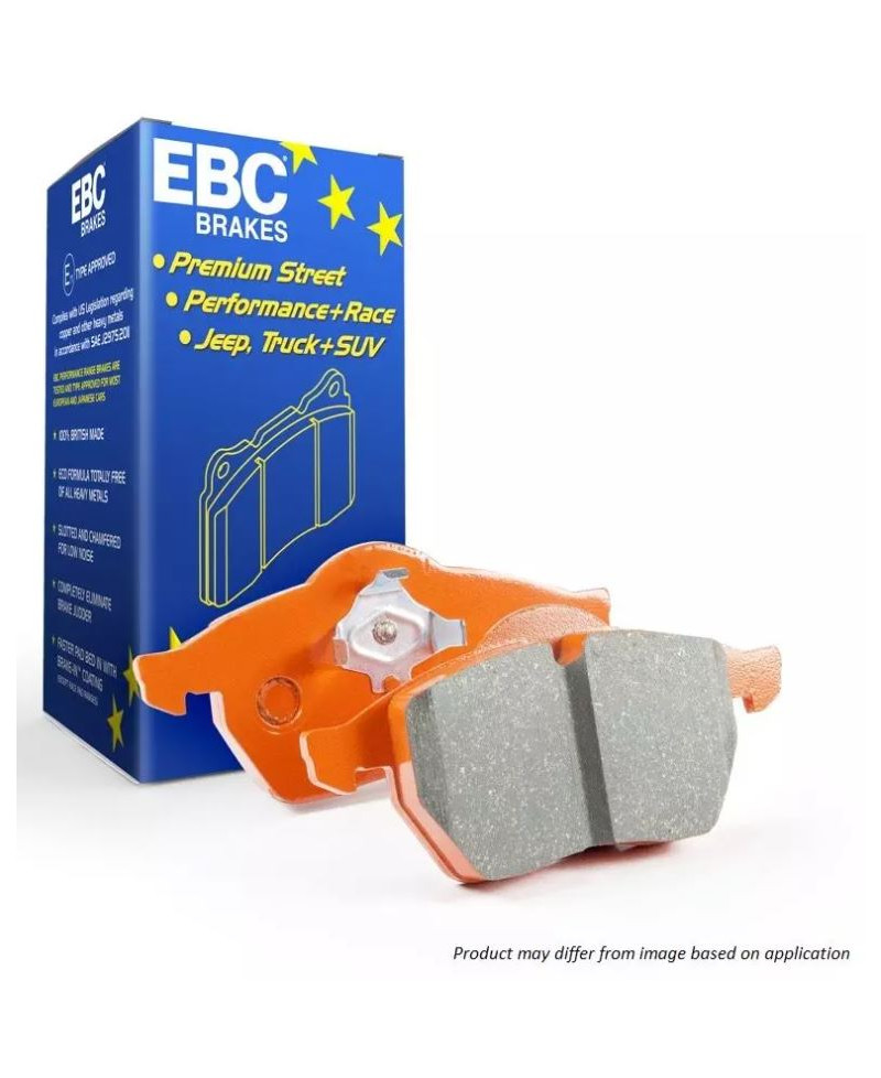 SET PLAQUETTES ARRIERE ORANGESTUFF SUBARU BRZ/ TOYOTA GT86 - EBC BRAKES 