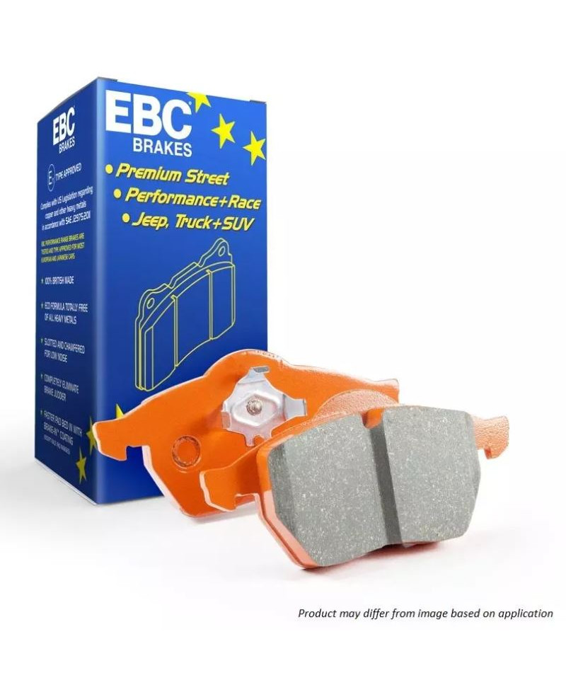 SET PLAQUETTES AVANT ORANGESTUFF SUBARU BRZ/ TOYOTA GT86 - EBC BRAKES 