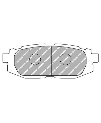 SET PLAQUETTES DE FREIN ARRIERE DS PERFORMANCE SUBARU BRZ, IMPREZA/ TOYOTA GT86 - FERODO 
