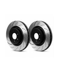 SET DE DISQUES AVANT Ø323X30 SUPRA MKIV EBC