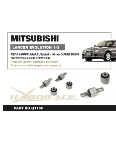 SILENT BLOCS BRAS ARRIERE MITSUBISHI LANCER EVOLUTION - HARDRACE