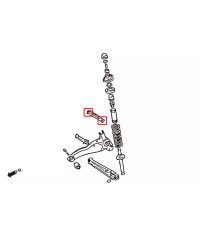 SILENT BLOCS BRAS ARRIERE MITSUBISHI LANCER EVOLUTION - HARDRACE