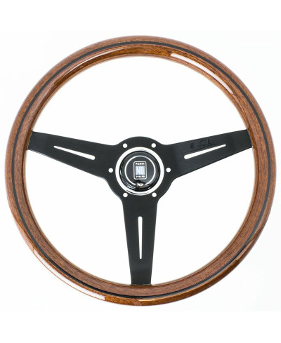 VOLANT CLASSIC ND34 EN BOIS, BRANCHES NOIRES, TULIPÉ 25MM - NARDI