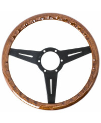 VOLANT CLASSIC ND34 EN BOIS, BRANCHES NOIRES, TULIPÉ 25MM - NARDI